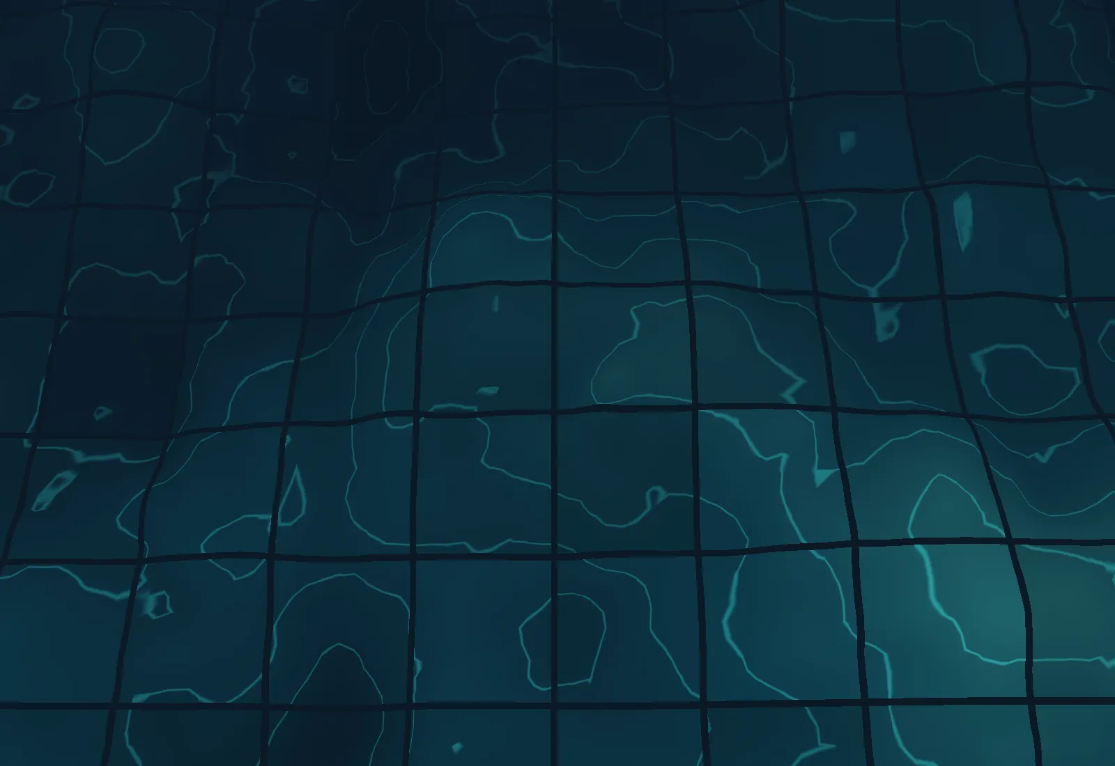 Seabed mosaic organised in tiles